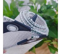 All-Purpose Tarpaulin 2.5 x 5 m Waterproof Mesh Transparent Tarpaulin with Eyelets Made of PE, The Thickness of Rain Tarpaulin is 0.3 mm Weatherproof Durable Tarpaulin