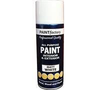 All Purpose White MATT 400ML - Professional Satin Finish Spray Wood Color Paint