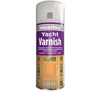 All Purpose Yacht Varnish 400ML - Professional Gloss Finish Spray Wood Color Paint