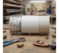 All-PVC Non-Return Damper Flap 100mm Rust for proof All-PVC Non-Return(single to 75mm PVC)