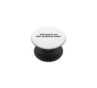 All Quiet On The Frontal Lobe Funny Cool Sarcastic Brain Pun PopSockets Adhesive PopGrip