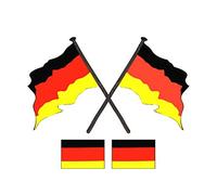 All Ride 871125236358 Stickers the Flag of Germany