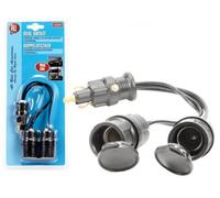 All Ride 871125252428 Twin Cigarette Lighter Adapter