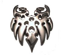 All Ride 91881 Logo Chrome Flames Sticker