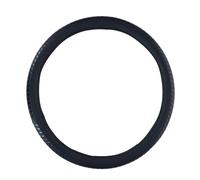 All Ride Car Steering Wheel Cover Diameter 38 cm - Suitable for Steering Wheels 37-39 cm - Comfortable Grip - Non-Slip - Car Decoration - Faux Leather - Black