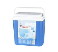 All Ride - Electric cooling box - 22 L capacity - 12V Car Plug, blue-white