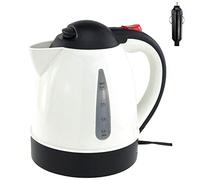 12V Kettle with Cigar Plug for Car Van Truck Wide Base with Switch