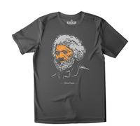 All Riot Frederick Douglass Organic T-Shirt - Charcoal