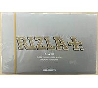 All RIZLA Regular Rolling Papers Full Box 100 BOOKLETS Multiple Variations Cheap Fast Same Day Dispatch Once Payment is Cleared (Silver REG 100)
