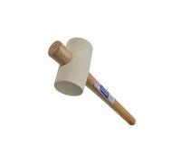 All-Rubber Mallet - White 57 mm 2.25 inches