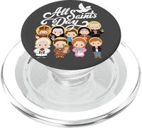 All Saints Day Catholic St Anthony Faustina Kolbe Goretti PopSockets PopGrip for MagSafe