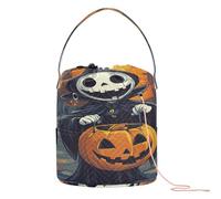 All Saints' Day Happy Halloween Candy Crochet Yarn Bag Crochet Supplies Organizer Portable Storage Bags for Crochet Knit Knitting Supplies