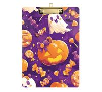 All Saints Happy Halloween Candy Girls Clipboard Acrylic Cute For Nursing Teacher Size 9 x 12