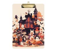 All Saints Happy Halloween Funny Trick or Treat (3) Metal Plastic Storage Boxes for Football Truck Driver Size 9 x 12