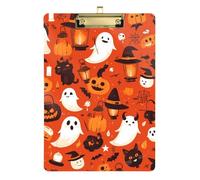 All Saints Happy Halloween Ornament Illustrations Clipboards from Office Solutions Direct Waterproof for Nursing Teacher Size 9x12