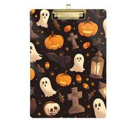 All Saints Happy Halloween Pattern Cemetery Plastic Pad for Nursing Students Trade Quest Size 9 x 12