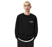 Allsaints Men's Underground Crew Sweater, Jet Black, Large