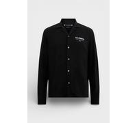All Saints Underground Long Sleeve Relaxed Fit Shirt Black - XL
