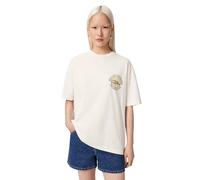 All Saints Women's Sun City ETTA TEE Jersey, EGRET White, L