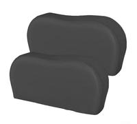 All Season Dual Axle Covers Designed to Protect Tires from Sun, Rust, and Dirt on For Trucks and RVs with Easy Maintenance (420 Black 32CM)