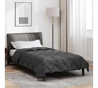 All-Season Duvet, Anthracite Microfibre, 135 x 220 cm, Polyester Filling 300 g/m², Wrinkle-Resistant, Anti-Allergic, Moisture Absorbent, Soft Quilt for Summer and Winter Comfort