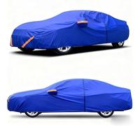 All Season Full Car Cover Compatible With Mitsubishi Outlander Sport 2011-2024, Waterproof Snowproof UV Resistant Oxford Outdoor Use With Zippered Door Reflective Strips