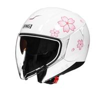 All Season Open Face Motorcycle Helmet for Men and Women Lightweight and Safe Scooter 3/4 Jet Helmets for Cruising Riding Street Bike Racing