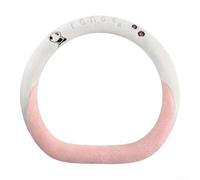 All-Season Panda Steering Wheel Cover 38cm Soft Touch | Gentle mink for velvet material, warm winter touch, easy grip control, 36cm size option, multiple color choices(L)