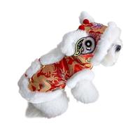 All-Season Pet Wear: Combining soft plush fabric with a warmth retention design, the Dog New Years Outfit provides for pets, ensuring they remain warm and happy indoors or outdoors d