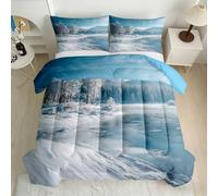 All-Season Super King Coverless Duvet Set 7.5 Tog Snow Landscape
