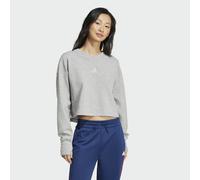 All Season Sweatshirt in Cotton Mix with Ribbed V-Neck grey
