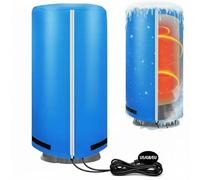 All-Season Tank Cover for Home & Park: Worry-Free Maintenance for Your Outdoor Propane, Water & Storage Tanks, Guards Against Freezing & Sun Damage, Sets Up in Seconds(12x14in/30x35cm)