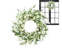 All-season Wreaths, Door Flower Wreath, Vivid Colourful Flower Wreath Made of Art Paper, Handmade Spring Flower Wreath for Window, Wall