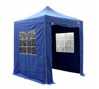 All Seasons Gazebos 2X2 Full Waterproof Pop Up Gazebo With 4 Heavyweight Side Panels And Accessories Royal Blue