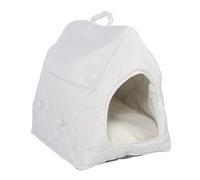 All Seasons Pet House Cat House Indoor for Small to Large Cats, Soft Comfort Pet Hideaway 23.62x20.87x17.72in, with Superior Support, Removable Outer Cover (1#)