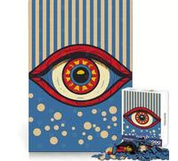 All Seeing Evil Eye Art Jigsaw Puzzles for Teenagers 1000 Pieces Home Fun Sharp Cut Family Fun Thoughtful Gift (50x75cm)