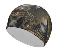 All Seeing Eye Freemasons Funny Swim Cap Breathable Swimming Hat