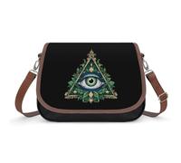 All Seeing Eye Illuminati Masonic Freemason Eye Fashion Women's Purse Handbag Shoulder Bag