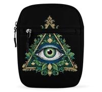 All Seeing Eye Illuminati Masonic Freemason Eye Funny Crossbody Bags Portable Sling Shoulder Bag