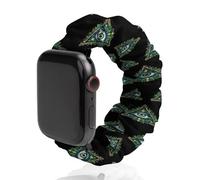 All Seeing Eye Illuminati Masonic Freemason Eye Funny Stretch Bands Compatible with IWatch Replacement Smart Watch Strap