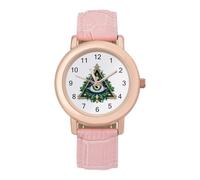 All Seeing Eye Illuminati Masonic Freemason Eye Funny Women's Wrist Watch with Leather Strap