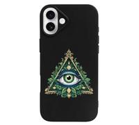 All Seeing Eye Illuminati Masonic Freemason Eye Printed Phone Cover Case Compatible with iPhone 16/16 Plus/16 Pro/16 Pro Max/16 E Funny Lightweight TPU Phones Protector