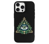 All Seeing Eye Illuminati Masonic Freemason Eye Printed Phone Cover Case Compatible with iPhone 16/16 Plus/16 Pro/16 Pro Max/16 E Funny Lightweight TPU Phones Protector