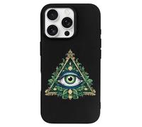 All Seeing Eye Illuminati Masonic Freemason Eye Printed Phone Cover Case Compatible with iPhone 16/16 Plus/16 Pro/16 Pro Max/16 E Funny Lightweight TPU Phones Protector