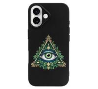 All Seeing Eye Illuminati Masonic Freemason Eye Printed Phone Cover Case Compatible with iPhone 16/16 Plus/16 Pro/16 Pro Max/16 E Funny Lightweight TPU Phones Protector