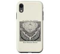 All Seeing Eye Latin Quote Ad Astra Per Aspera Case for iPhone XR
