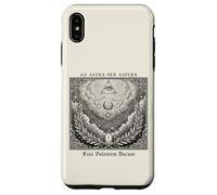 All Seeing Eye Latin Quote Ad Astra Per Aspera Case for iPhone XS Max