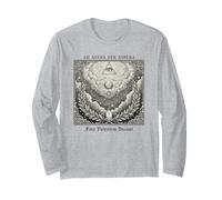 All Seeing Eye Latin Quote Ad Astra Per Aspera Long Sleeve T-Shirt