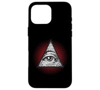 All Seeing Eye Mystic Pyramid Illuminati Secret Symbol Case for iPhone 16 Pro Max