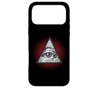 All Seeing Eye Mystic Pyramid Illuminati Secret Symbol Case for iPhone 17 Pro Max